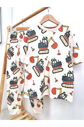 ست لباس راحتی رنگی بچه گانه طرح دار Irmak kids - کد 863312361