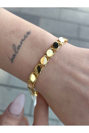 دستبند استیل (فولاد) زرد زنانه استیل (فولاد) Vitastyle - کد 938443206