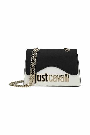 کیف دوشی مشکی زنانه چرم مصنوعی Just Cavalli - کد 938455521