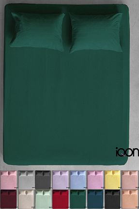 ست ملحفه دونفره خاکی پنبه ای İQON - کد 906429626