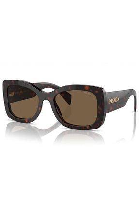 عینک آفتابی قهوه ای زنانه 56 Prada - کد 789225141