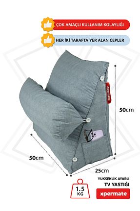 بالش طوسی Akrilik XPERMATE - کد 769374851