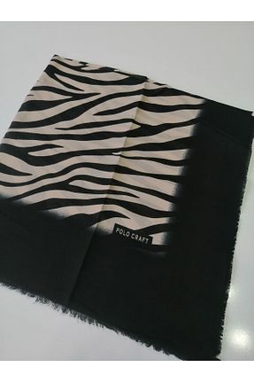 روسری مشکی پنبه پلی استر POLO CRAFT - کد 938463461