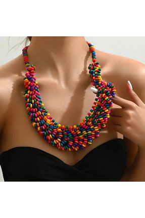 گردنبند جواهر رنگی زنانه byozanyılmaz - کد 938464899