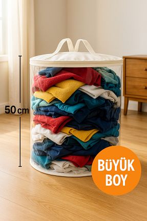 خورجین سفید خط کشی HİG HOME - کد 938452486