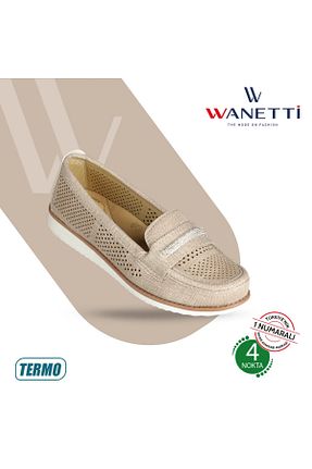 بابت بژ زنانه پارچه ای Wanetti - کد 938464056