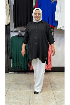 پیراهن سایز بزرگ رنگی زنانه سایز بزرگ Sevda Kılınç - کد 938478903