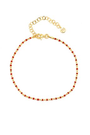 دستبند نقره زرد زنانه 925 عیار Own Jewelry - کد 893601564