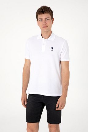 تیشرت اسپرت سفید مردانه رگولار U.S. Polo Assn. - کد 938479529