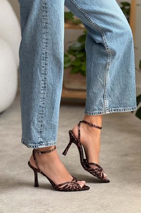 صندل رنگی زنانه پاشنه نازک NİŞANTAŞI SHOES - کد 937476726