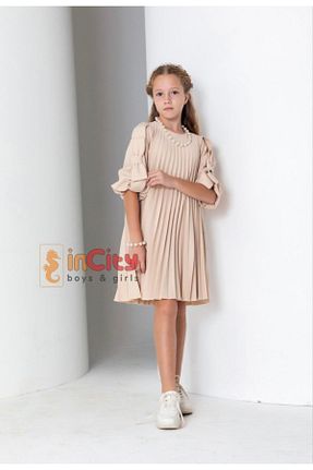 لباس بژ بچه گانه بافتنی incity - کد 938849736