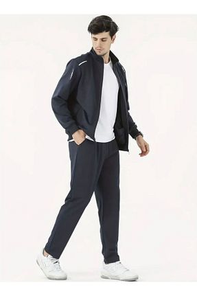ست گرمکن سرمه ای مردانه پنبه - پلی استر - الاستین Last fashion - کد 938512512