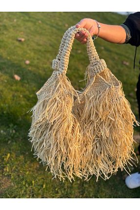 کیف دستی بژ سایز متوسط Renkat Handmade - کد 938512197