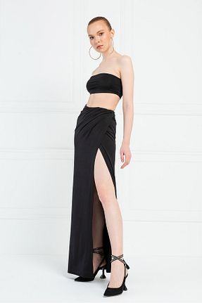 ست بالاتنه و پائین تنه مشکی زنانه پلی استر Kikiriki - کد 786124486