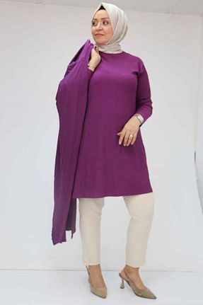 ست بالاتنه و پائین تنه حجاب رنگی زنانه سایز بزرگ Eslina - کد 938579459