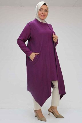 ست بالاتنه و پائین تنه حجاب رنگی زنانه سایز بزرگ Eslina - کد 938579459