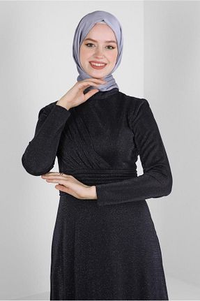 شال طوسی زنانه پلی استر Alvina - کد 805318742