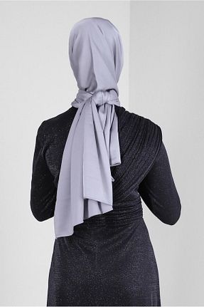شال طوسی زنانه پلی استر Alvina - کد 805318742