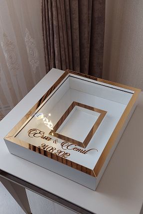 قاب عکس سفید 1 پارچه Verda Çerçeve - کد 681914315