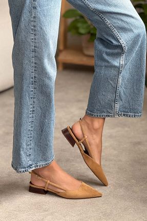 بابت قهوه ای زنانه جیر NİŞANTAŞI SHOES - کد 938170267