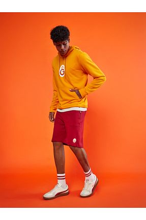 شلوارک و برمودا قرمز مردانه Straight Galatasaray - کد 938638999
