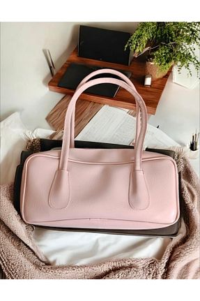 کیف دوشی صورتی زنانه چرم مصنوعی NOEMM - کد 938641540
