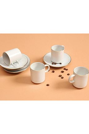 فنجان قهوه سفید 6 نفره Porland - کد 938640015