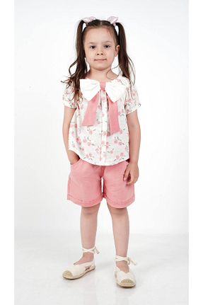ست بالاتنه و پائین تنه صورتی بچه گانه بافتنی c.c.l. coccolin kids baby clup - کد 938907617