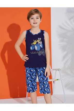 ست لباس راحتی سرمه ای بچه گانه چاپی seamlife - کد 825885272