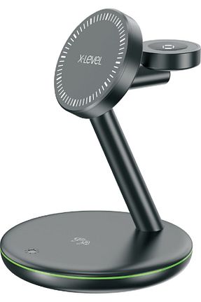 شارژر بی سیم مشکی X-Level - کد 782249044