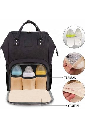 کیف مراقبت از کودک مشکی BabyLondy - کد 7126276