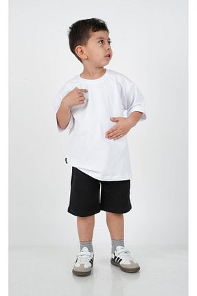 تیشرت سفید بچه گانه اورسایز c.c.l. coccolin kids baby clup - کد 826023003