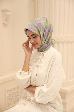 روسری رنگی پلی استر Silk Home - کد 936638363