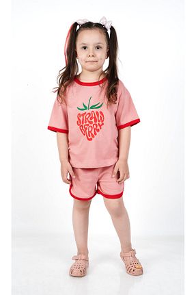 ست بالاتنه و پائین تنه صورتی بچه گانه بافت c.c.l. coccolin kids baby clup - کد 939005165