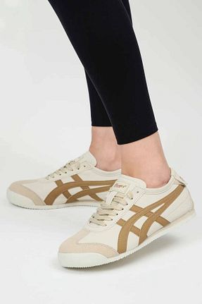 کفش اسنیکر بژ زنانه بند دار rekorsport - کد 938667284