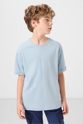 تیشرت آبی بچه گانه رگولار TOMMY LIFE - کد 939001846