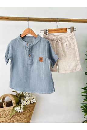 تیشرت آبی بچه گانه رگولار Butik - کد 937698256