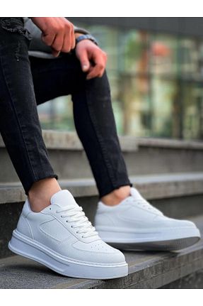 کفش کژوال سفید مردانه چرم مصنوعی Byshoes - کد 938771012