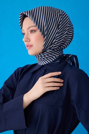 روسری سرمه ای İpek Tivil Belli - کد 938771154