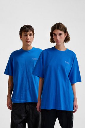 تیشرت آبی زنانه رگولار hummel - کد 938774885