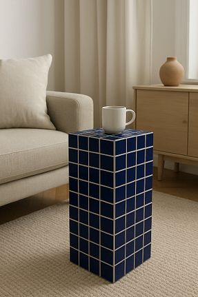 میز عسلی سرمه ای MDF stork woods - کد 928134334