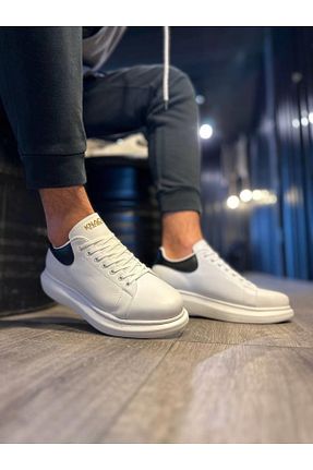 کفش کژوال سفید مردانه پاشنه کوتاه (1 - 4 سانتی متر) Byshoes - کد 938771679