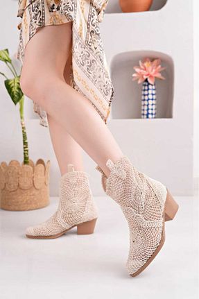 بوت / نیم بوت بژ زنانه پارچه ای SOFT JAZZ - کد 894502005