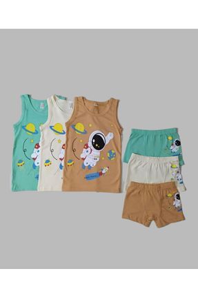 ست لباس زیر نارنجی بچه گانه elmas kids - کد 876678335