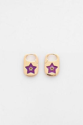 گوشواره استیل (فولاد) رنگی مردانه استیل (فولاد) UKHWD SUPPLY - کد 830584575