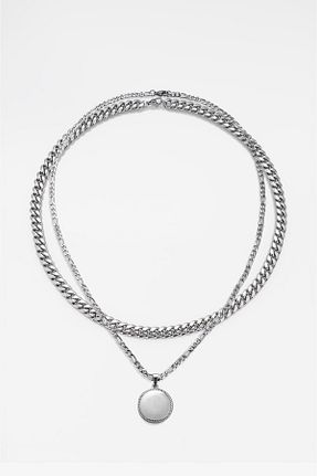گردنبند استیل ( فولاد ) رنگی مردانه استیل (فولاد) UKHWD SUPPLY - کد 844751966