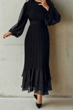 لباس حجاب مشکی زنانه رگولار Asya Karen - کد 928677064