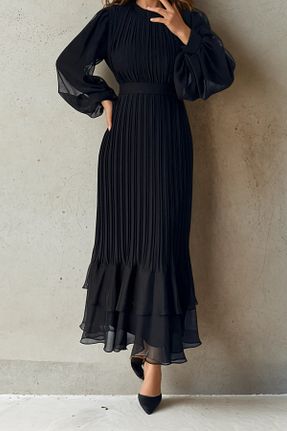 لباس حجاب مشکی زنانه رگولار Asya Karen - کد 928677064