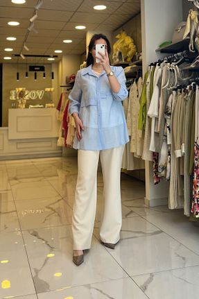 پیراهن آبی زنانه Relaxed Vosse - کد 938783420