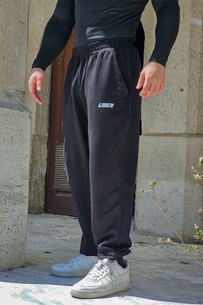 شلوار کرمگن مشکی زنانه Relaxed Liber - کد 932935002